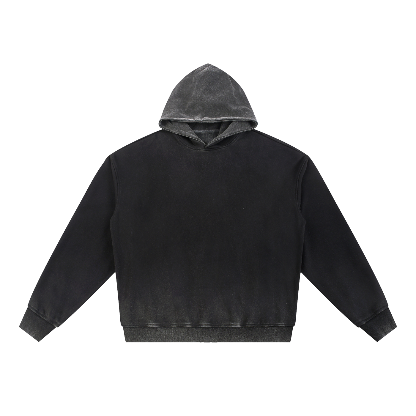 Overdrive — Vintage Washed Gradient Fleece Hoodie (404 GMS)