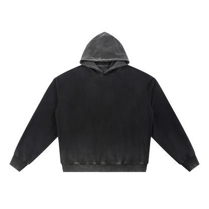 Overdrive — Vintage Washed Gradient Fleece Hoodie (404 GMS)