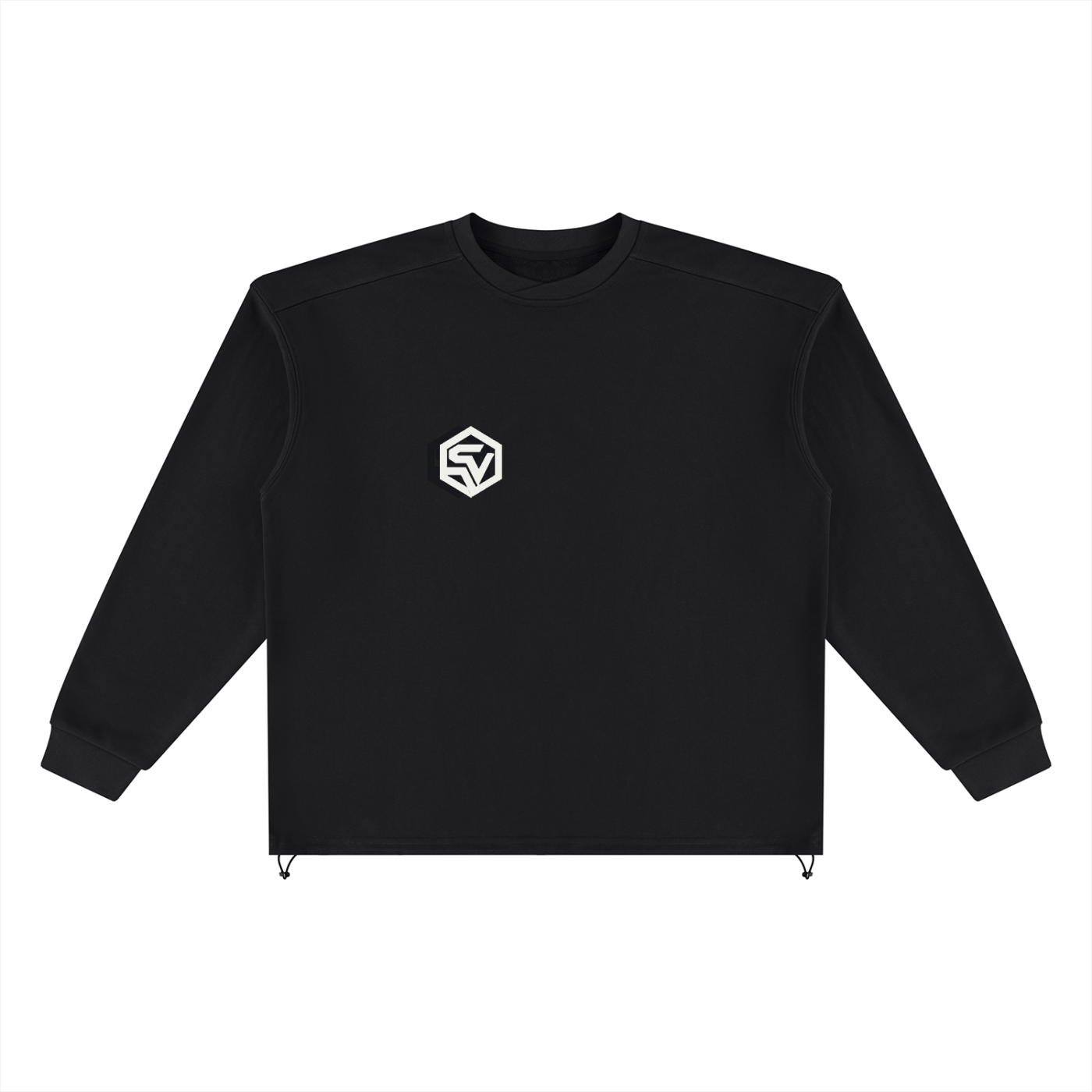 STEELVORA Off Grid — Heavyweight Oversized Boxy Sweatshirt | Minimal Techwear Streetwear Crewneck