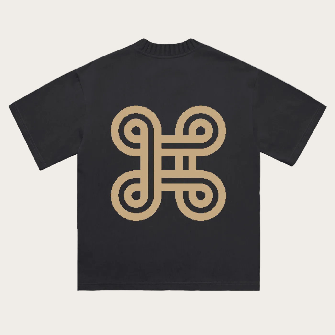 MPATAPO Heavyweight Knitted Round Neck T-Shirt