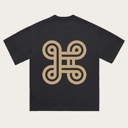 MPATAPO Heavyweight Knitted Round Neck T-Shirt