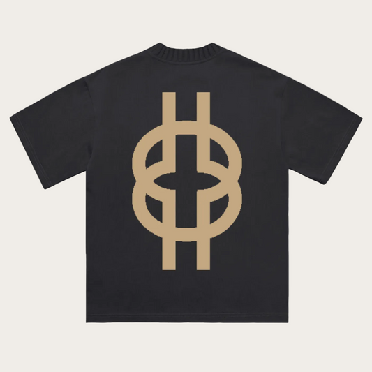 NYANSAPO Heavyweight Knitted Round Neck T-Shirt