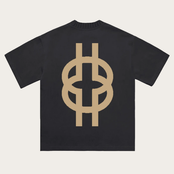 NYANSAPO Heavyweight Knitted Round Neck T-Shirt