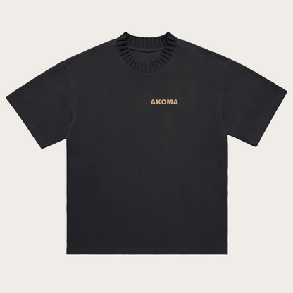 AKOMA Heavyweight Knitted Round Neck T-Shirt