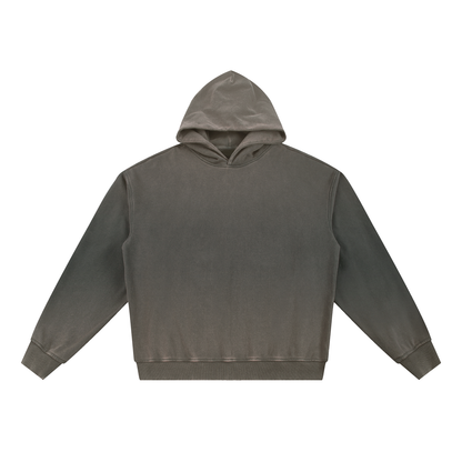 Overdrive — Vintage Washed Gradient Fleece Hoodie (404 GMS)