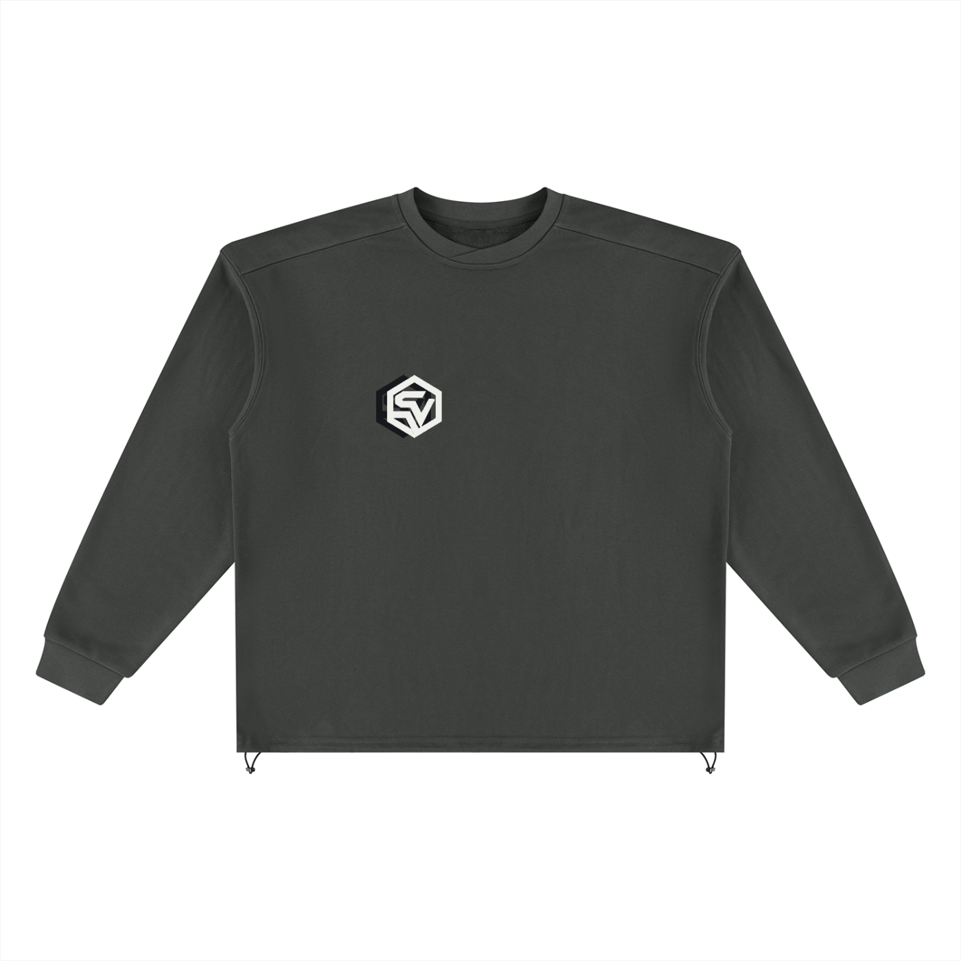 STEELVORA Off Grid — Heavyweight Oversized Boxy Sweatshirt | Minimal Techwear Streetwear Crewneck