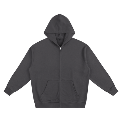 Static — Heavyweight Zip-Up Hoodie | Glitchcore Techy Streetwear Hoodie (400 GMS)