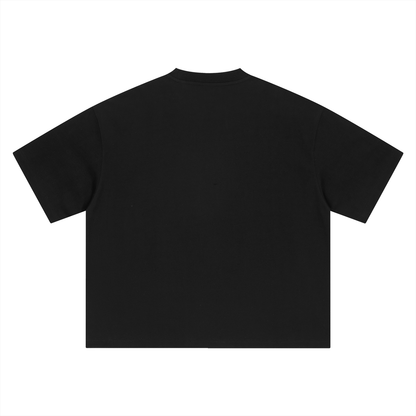 Boarding Pass — Boxy Oversized Tee | SV Air Ticket-Stub Graphic Streetwear T-Shirt (400 GMS)