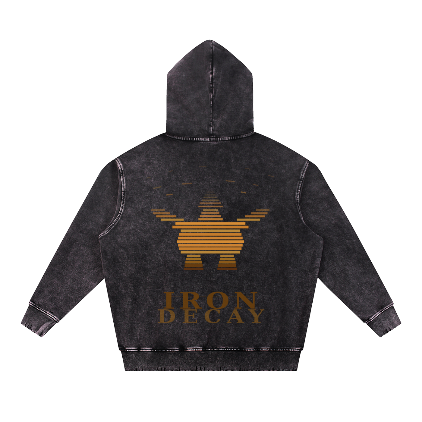 steelvora,irondecay,chapter002,snowwashhoodie,handfrayed,overwsizedhoodie,heavyweighthoodie,snowwash,frayedhoodie,washedblack,streetwear,geometricprint,mineralprint,rustprint,geologicprint,erosion,irondecayprint,cottonhoodie,400gsm,dropshoulder,unisexhoodie,DTG,narrativefashion
