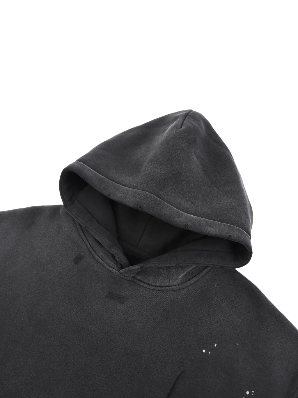 STEELVORA Nocturne — Vintage Washed Frayed Fleece Hoodie | Elegant Moonlit After-Hours Streetwear Hoodie