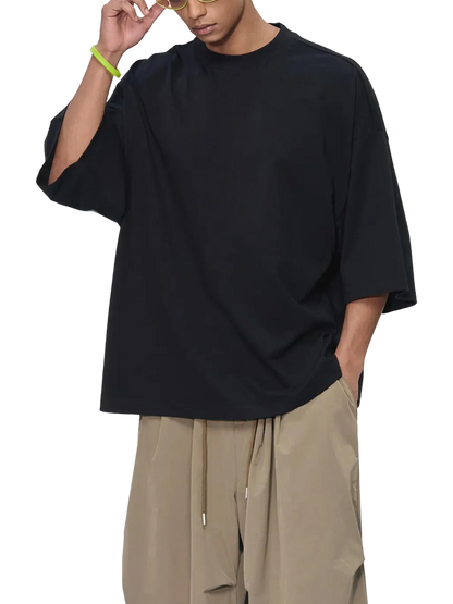 Redacted — Oversized Drop Shoulder Tee | Classified File Graphic Streetwear T-Shirt (250 GMS)