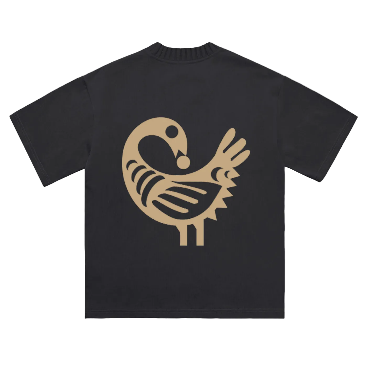 SANKOFA Heavyweight Knitted Round Neck T-Shirt