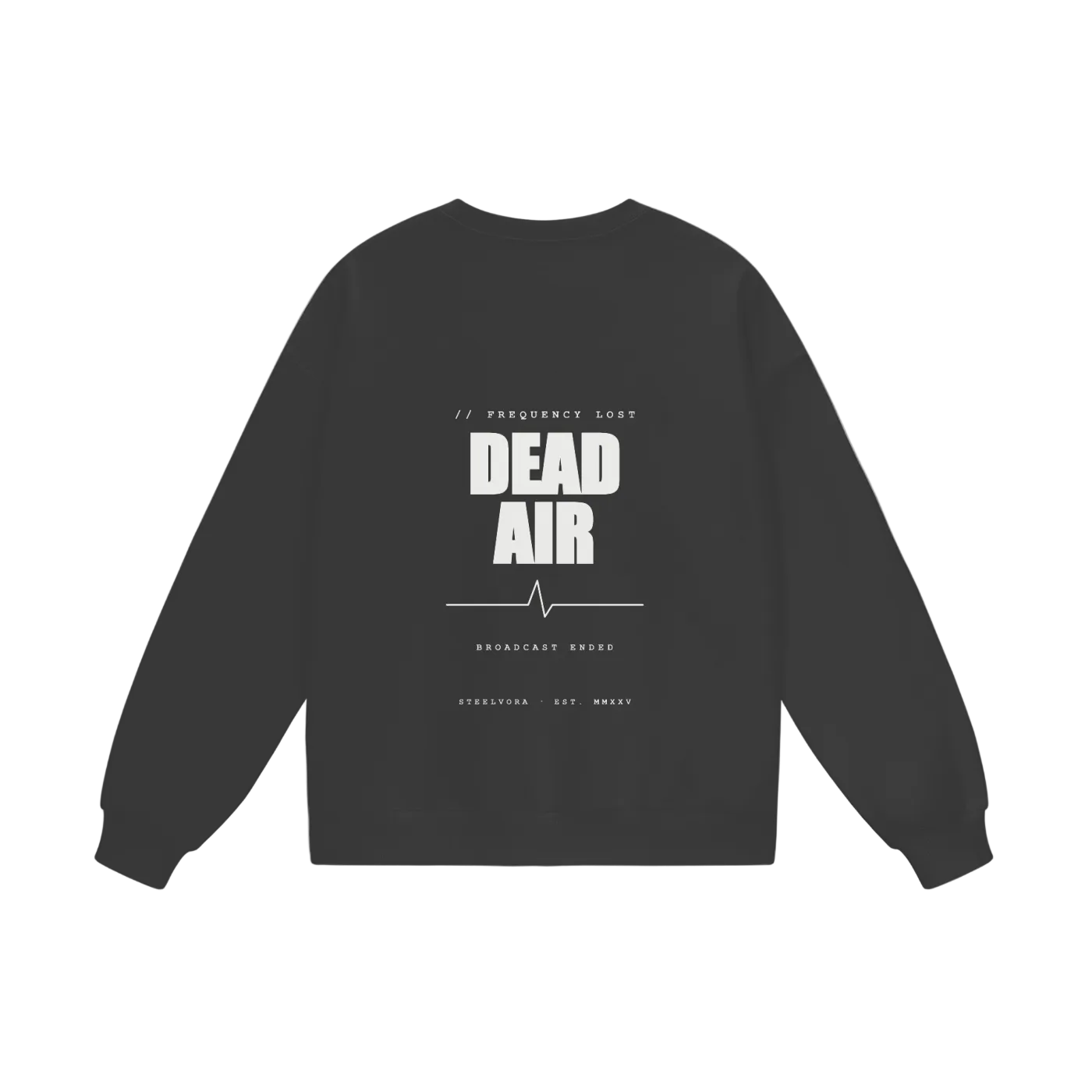 Dead Air — Heavyweight Drop Shoulder Sweatshirt | Minimal Techwear Streetwear Crewneck