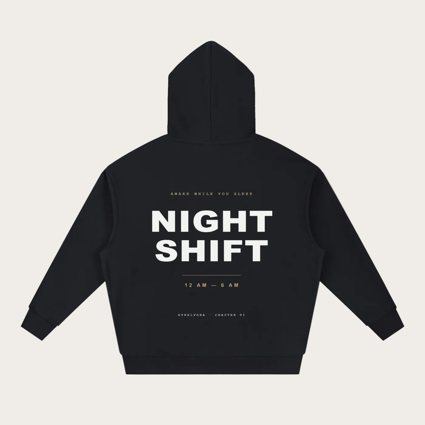 Night Shift — Heavyweight Boxy Hoodie