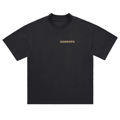 SANKOFA Heavyweight Knitted Round Neck T-Shirt