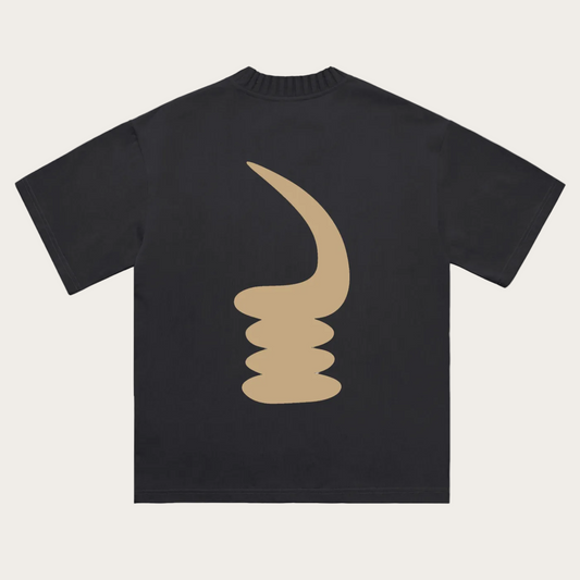 AKOBEN Heavyweight Knitted Round Neck T-Shirt