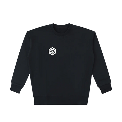 No Daylight — Essential Heavyweight Cotton Sweatshirt | Minimal Late-Night Streetwear Crewneck