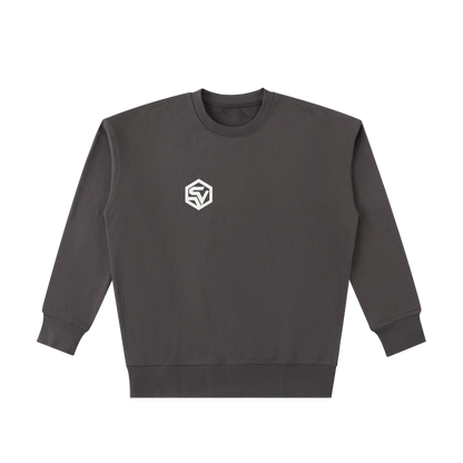 No Daylight — Essential Heavyweight Cotton Sweatshirt | Minimal Late-Night Streetwear Crewneck